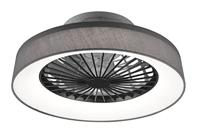 Trio Led plafondventilatorFarsund 47cm zwart - R62662111 - thumbnail