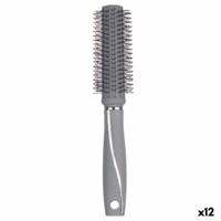 Ronde kwast Berilo Grijs Siliconen Plastic (12 Stuks) - thumbnail