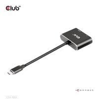 CLUB3D CSV-1552 video kabel adapter USB Type-C HDMI + DisplayPort - thumbnail