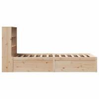 Bedframe zonder matras massief grenenhout 90x190 cm - thumbnail