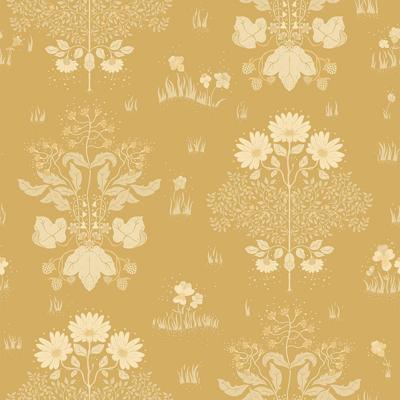 Dutch Wallcoverings Hjärterum - Edla - Geel