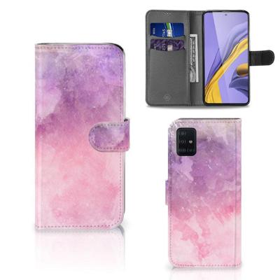 Hoesje Samsung Galaxy A51 Pink Purple Paint Hoesje Samsung Galaxy A51 Pink Purple Paint