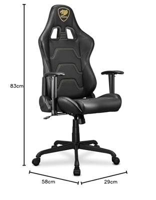 COUGAR Gaming ARMOR Elite Royal PC-gamestoel Gestoffeerde zitting Zwart