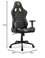 COUGAR Gaming ARMOR Elite Royal PC-gamestoel Gestoffeerde zitting Zwart - thumbnail