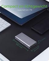 ICY BOX IB-1817M-C31, Type-C® USB 3.1 (Gen 2) zu PCIe NVMe M.2 2230/2242/2260/2280 SSD M.2 SSD-behuizing USB-C 3.2 Gen 2 10 GBit/s M.2 PCIe NVMe 2230, 2242, - thumbnail