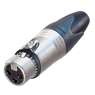 Neutrik NC3FXX-EMC XLR-connector Bus, recht Aantal polen: 3 Zilver 1 stuk(s) Neutrik NC3FXX-EMC XLR-connector Bus, recht Aantal polen: 3 Zilver 1 stuk(s)