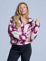 Poederbaas Fluffy Jacket Dames Four Seasons AOP Tie Dye Pink Multi-XS - thumbnail