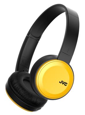 JVC HA-S30BT-Y-E Bluetooth on-ear hoofdtelefoon met compact ontwerp, geel