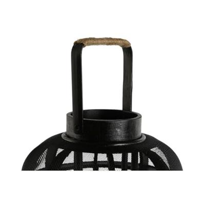 Kaarshouder Home ESPRIT Zwart Metaal 25,5 x 25,5 x 46,5 cm Kaarshouder Home ESPRIT Zwart Metaal 25,5 x 25,5 x 46,5 cm