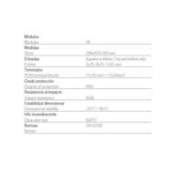 Groepenkast leeg 1 rij met deur + dinrail IP65 - 4517688 - thumbnail