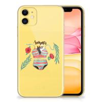 Apple iPhone 11 Telefoonhoesje met Naam Boho Summer - thumbnail
