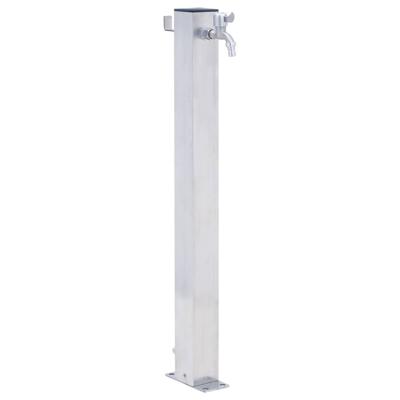 VidaXL Waterzuil vierkant 80 cm roestvrij staal