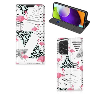 Samsung Galaxy A52 | Hoesje maken | Flamingo Triangle