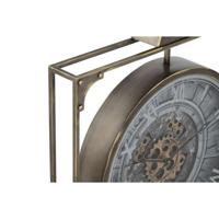 Muurklok Home ESPRIT Zwart Gouden Kristal Ijzer 60 x 9 x 80 cm - thumbnail