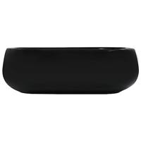 Wastafel 44,5x39,5x14,5 cm keramiek zwart - thumbnail