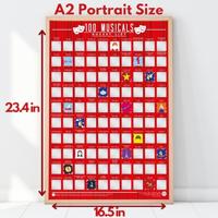 Gift Republic Scratch Poster - 100 Musicals
Gift Republic Kraskaart Poster - 100 Musicals - thumbnail