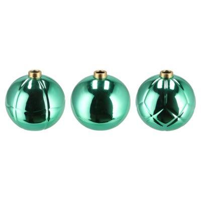 Daan Kromhout Vaas christmasball groen 17 cm 3 assorti | 3 stuks
