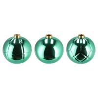 Daan Kromhout Vaas christmasball groen 17 cm 3 assorti | 3 stuks - thumbnail