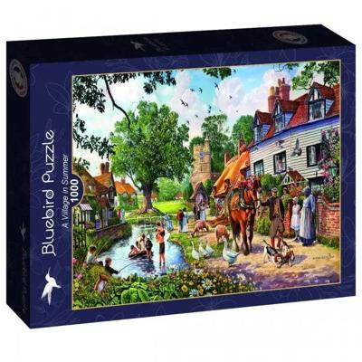 A Village in Summer Puzzel 1000 stukjes