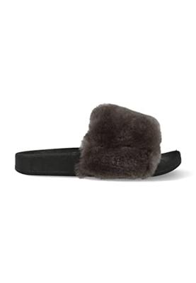 Warmbat Pantoffels Barlee BLE347085 Zwart / Donker Grijs-36 maat 36