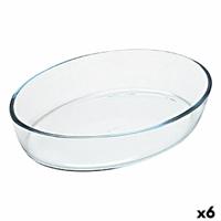 Ovenschaal Pyrex Classic Vidrio Transparant Glas Ovaalvormig 35 x 24 x 7 cm (6 Stuks) - thumbnail