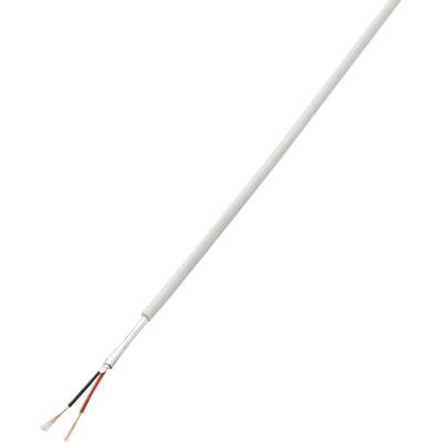 TRU COMPONENTS 1567173 Alarmkabel LiYY 2 x 0.14 mm² Wit 50 m