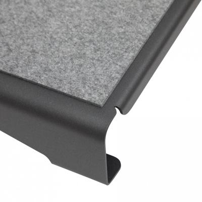 Maul 9015089 MAULflair Voetensteun (b x h) 303 mm x 114 mm Antraciet