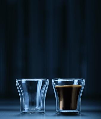 BODUM Set van 2 dubbelwandige ASSAM glazen 0.1L BODUM Set van 2 dubbelwandige ASSAM glazen 0.1L