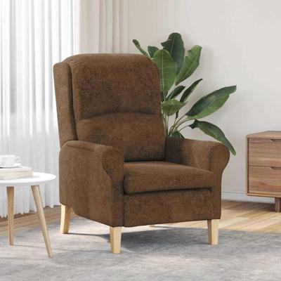 Fauteuil Bruin 76 x 94 x 102 cm Kunstleer
