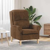 Fauteuil Bruin 76 x 94 x 102 cm Kunstleer - thumbnail