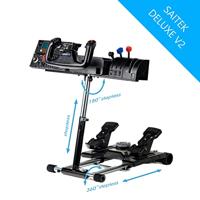 Wheel Stand Pro Deluxe V2 Saitek Pro Flight Yoke System houder - thumbnail