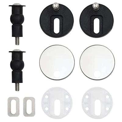 Toiletbril met soft-close deksel waterdruppel MDF blauw