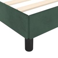 Bedframe zonder matras 180x200 cm fluweel donkergroen - thumbnail
