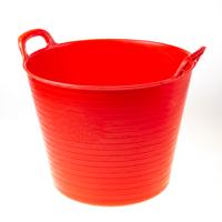 Flexibele kuipemmer rood 25ltr - thumbnail