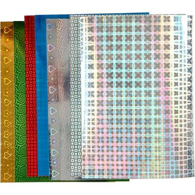 Creativ Company Holografisch papier, a4, vel 210x297 mm, 120 gr, 8 div vellen/ 1 doos