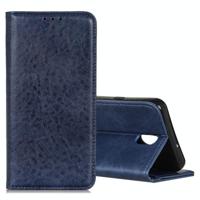Voor Nokia 2 3 magnetische retro Crazy Horse textuur horizontale Flip lederen draagtas met houder & kaartsleuven (blauw) - thumbnail