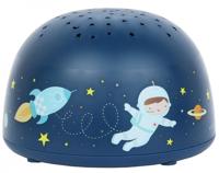 Nachtlampje voor jongens met sterrenprojector ESPACE A Little Lovely Company nachtblauw - thumbnail
