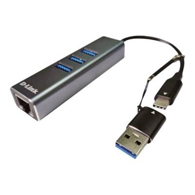Hub USB D-Link DUB-2332 Grijs