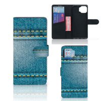 Motorola Moto G 5G Plus Wallet Case met Pasjes Jeans - thumbnail
