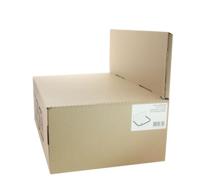 Uitstortgootsteen van Marcke Staal Met Stootrand Wit VM Go - thumbnail