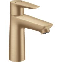 Wastafelmengkraan Talis E HansGrohe 110 Eengreeps Zonder Afvoer Geborsteld Brons - thumbnail