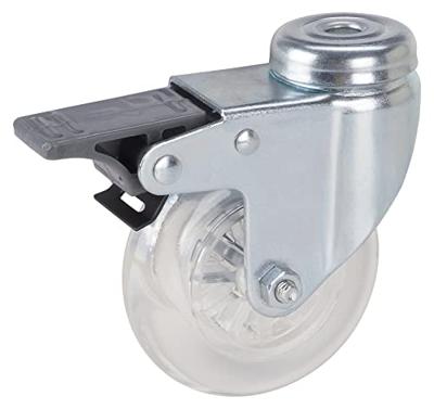 dörner + helmer Zwenkwiel met rem Wieldiameter: 75 mm Draagvermogen (max.): 50 kg 4 stuk(s)