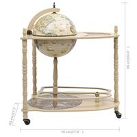 Globebar vrijstaand eucalyptushout groen - thumbnail