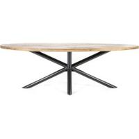 Eleonora Ovale Eettafel 'Oscar' Mangohout, 240 x 110cm - thumbnail