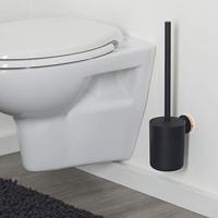 Tiger Urban toiletborstel met houder wandmontage Zwart - thumbnail
