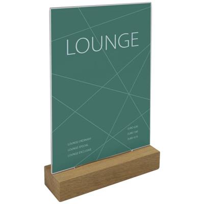 Sigel TA254 Tafelstatief Voor papierformaat: DIN A5 Glas (helder), Hout 1 stuk(s) Sigel TA254 Tafelstatief Voor papierformaat: DIN A5 Glas (helder), Hout 1 stuk(s)