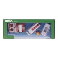 BRIO World Witte RC locomotief met afstandsbediening - thumbnail