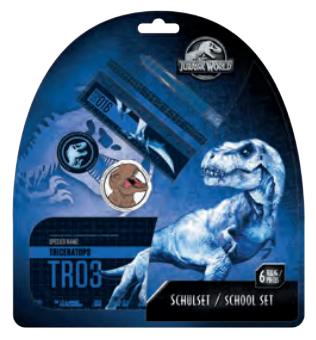Undercover Jurassic world schoolset, 6dlg.