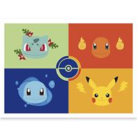 Pokemon Gen 1 Starters - Postcards Set - thumbnail