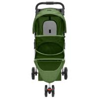 Hondenwagen inklapbaar 80x46x98 cm oxford stof groen - thumbnail